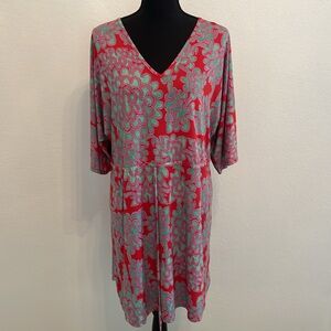 Josie Natori beach tunic dress cover size S slinky silky fine jersey